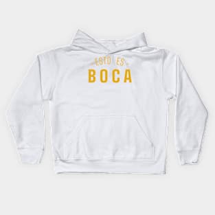 Esto es Boca - GOLD Kids Hoodie